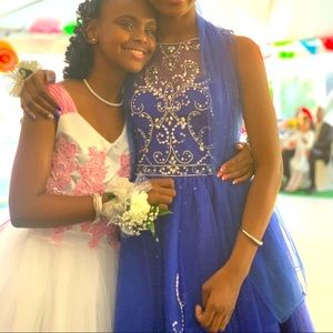 Royal Blue Princess Dress